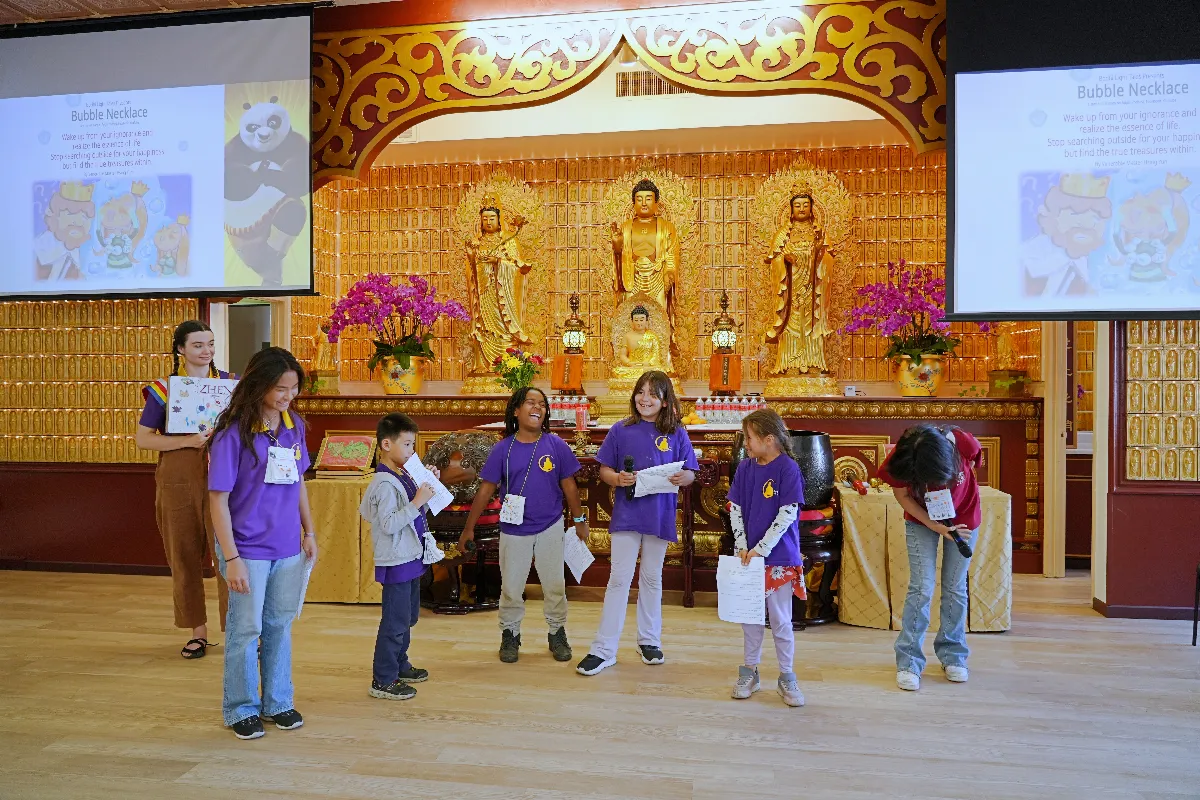 Learning the Dharma through Games and Performances: 2025 Three Acts of Goodness Summer Camp at Hsi Fang Temple